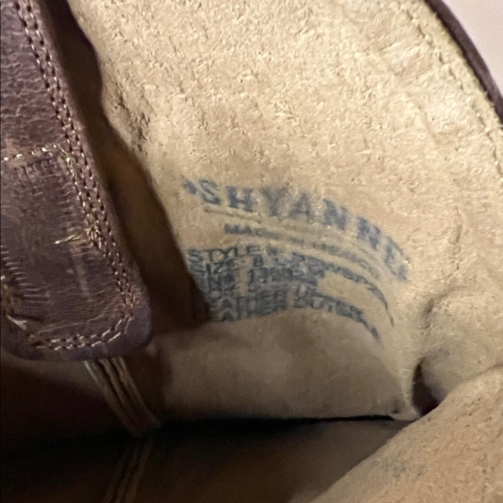 Shyanne Brown Boots with Yellow Floral Embroidery - Picture 3 of 4